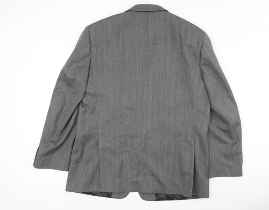 Mens UK Size 46 Brook Taverner Regular Grey Suit Jacket