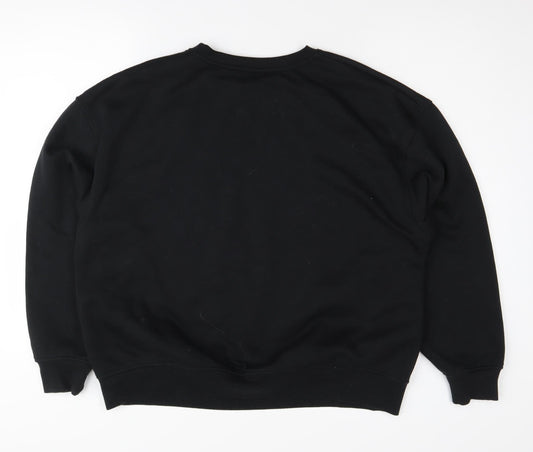 Dunnes Women's Black Pullover Sweatshirt, L - Casual