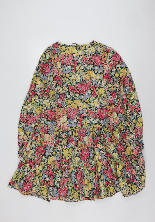 Warehouse Women's Floral Dress Size 10 Multicoloured