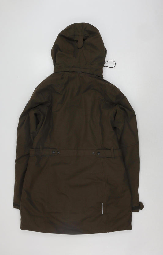Mens UK Size 12 Skila Green Parka Coat