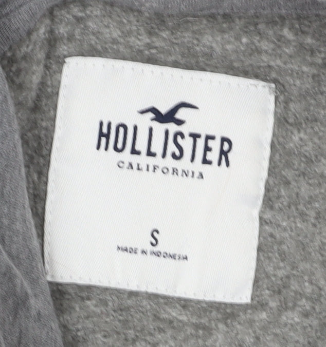 Hollister Grey Hoodie, Unisex, Small, Pullover Style