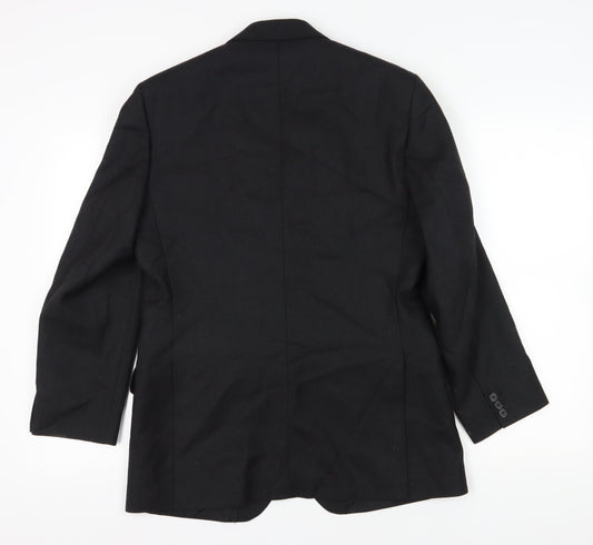 Mens UK Size 40 The Label Regular Black Suit Jacket