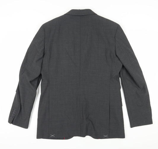 Mens UK Size 38 Marks and Spencer Regular Grey Suit Jacket