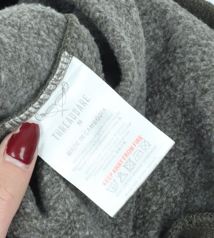 Threadbare Men's Brown Camouflage Pullover Sweatshirt M