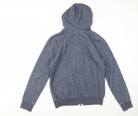 Mens UK Size S NEXT Blue Full Zip Hoodie