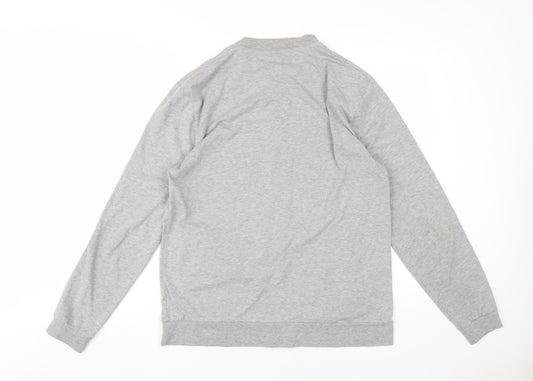 ASOS Men’s Grey Bomber Jacket L - Casual Full Zip