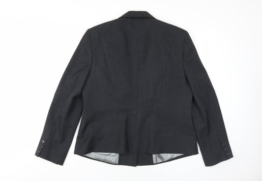 Debenhams Women's Black Blazer, Size 18, Regular Fit