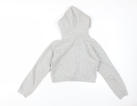 Boohoo Women's Grey Full Zip Hoodie XS