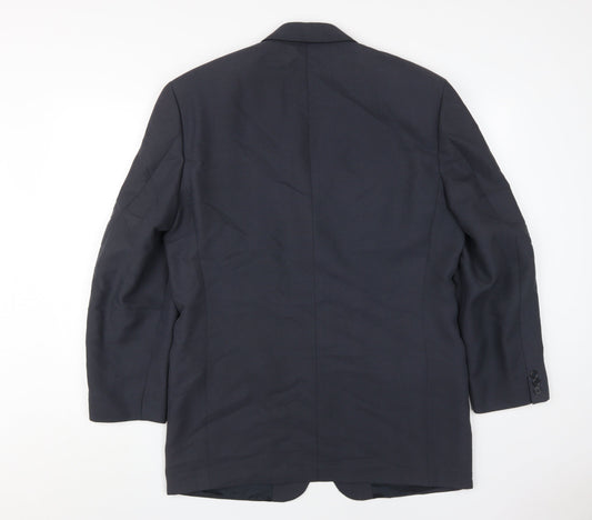 Mens UK Size 40 Marks and Spencer Regular Blue Suit Jacket