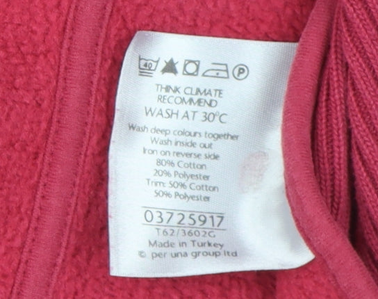 Womens UK Size L Marks and Spencer Red Basic Jacket