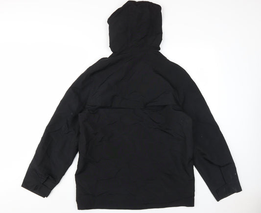 Urban Spirit Men's Black Rain Coat Jacket Size S