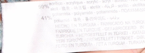 Zara Men's Fair Isle Roll Neck Jumper, Blue/Brown, M