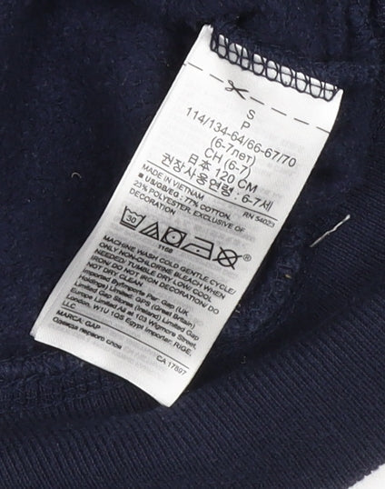 Gap Girls Blue Pullover Hoodie, Size S, Long Sleeve Casual Wear