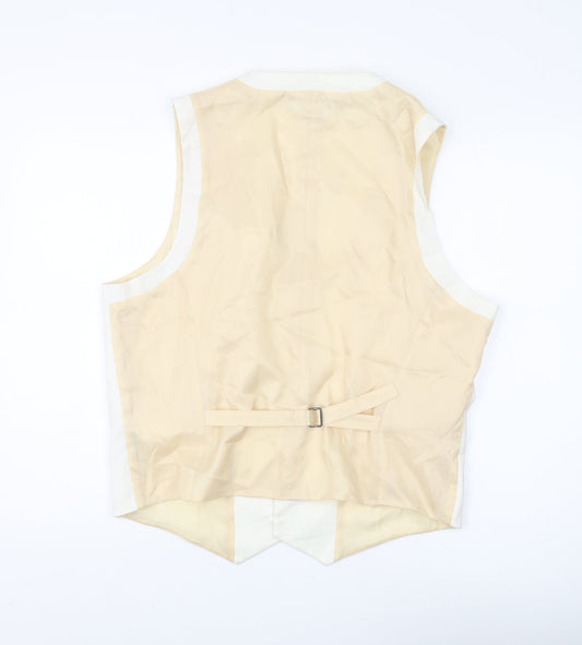 ASOS Men's Ivory Regular Fit Suit Waistcoat 46R
