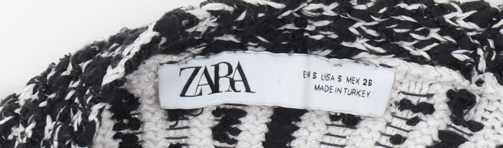 Womens UK Size S Zara Multicoloured Cardigan Jumper