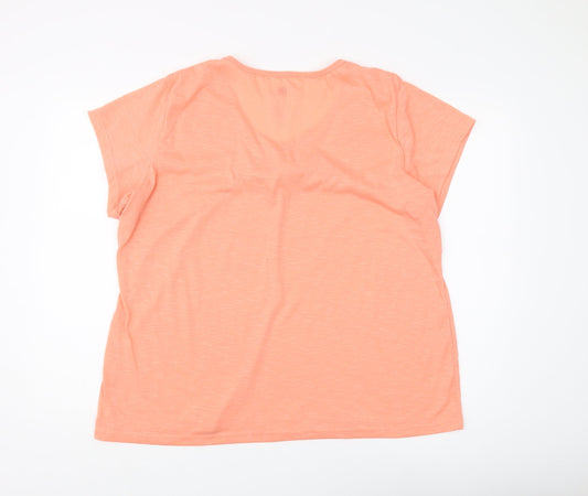Mountain Warehouse Womens Orange T-Shirt Size 22