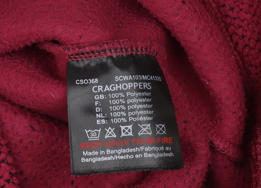 Craghoppers Women's Red Pullover Sweatshirt UK 14