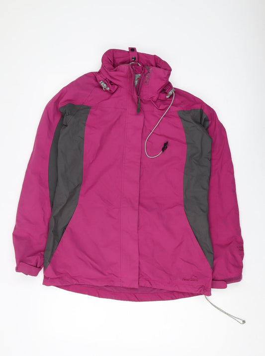 Womens UK Size 10 Peter Storm Pink Parka Coat