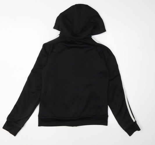 Adidas Unisex Black Full Zip Hoodie S