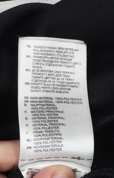 Adidas Unisex Black Full Zip Hoodie S