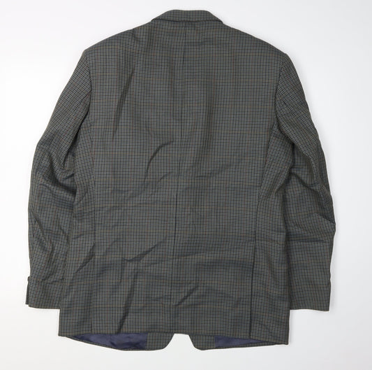 Mens UK Size 40 St Michael Regular Blue Suit Jacket
