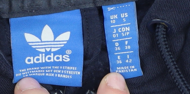 Adidas Women's Blue S Full Zip Hoodie