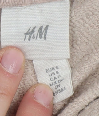 H&M Unisex Beige Pullover Hoodie Size 12