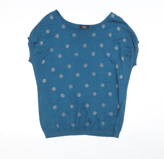 Womens UK Size M Klass Blue Pullover Jumper