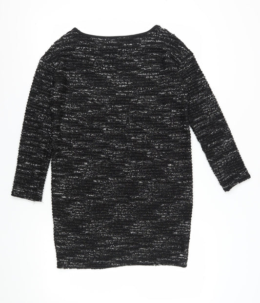 Next Women's Black Shift Dress Size 8