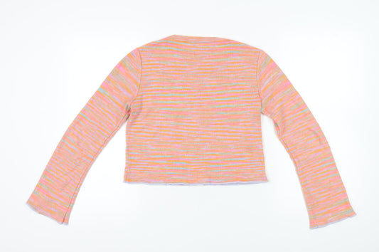 ASOS Design Women's Multicoloured Striped Pullover Jumper Size 12