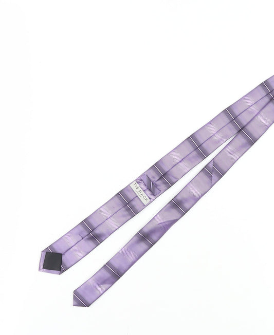 Tie Rack Men's Purple Striped Pointed Tie