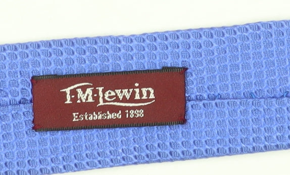 TM Lewin Blue Silk Handmade Men's Tie