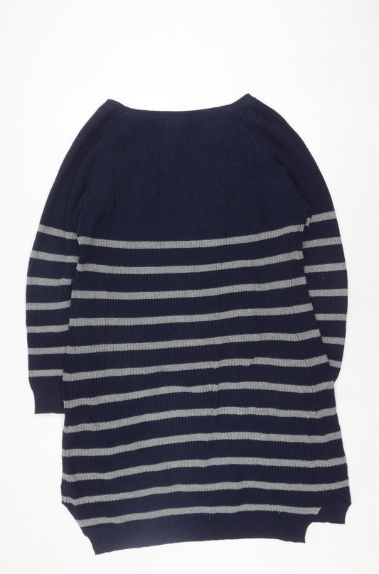 Womens UK Size M JoJo Maman Bébé Blue Jumper