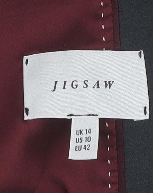 Jigsaw Women's Black Suit Jacket Size 14 for Business