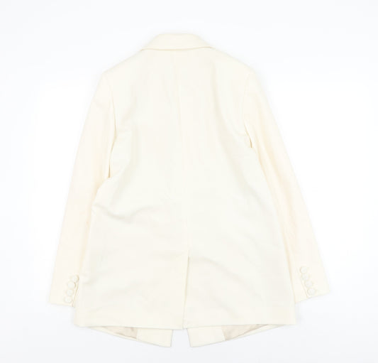 Topshop Women’s Ivory Trouser Suit Blazer Size 10