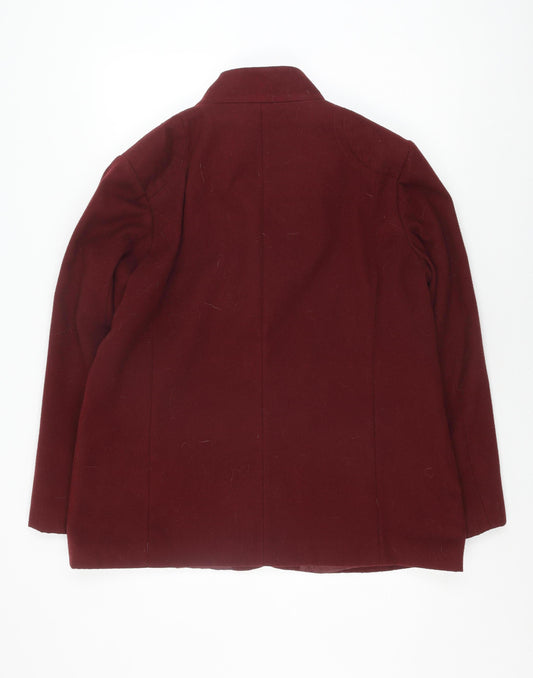 Womens UK Size 18 Northmoor Red Overcoat