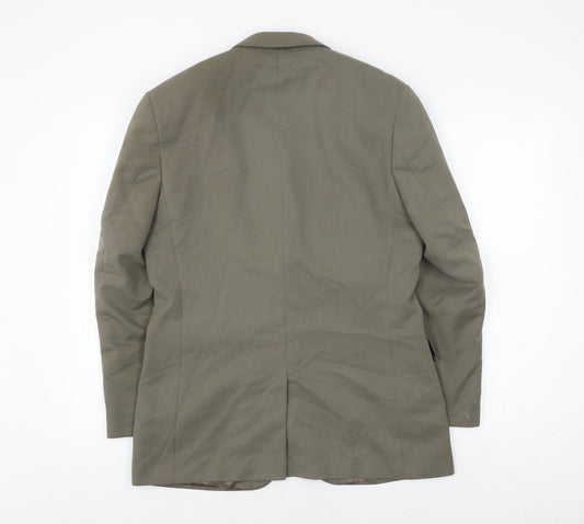 Mens UK Size 38 Karl Jackson Regular Green Suit Jacket