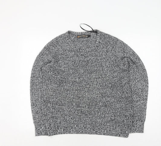 Womens UK Size L QED London Grey Jumper Jumper