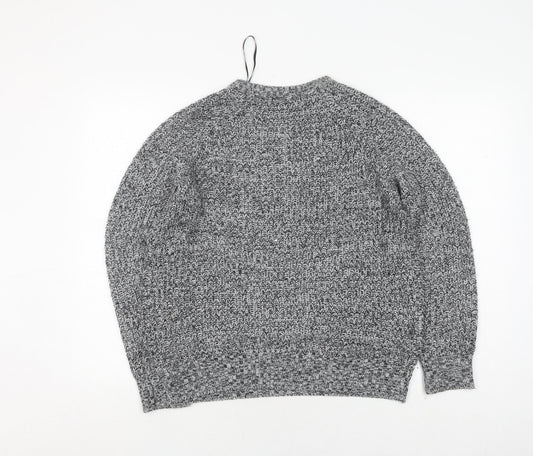 Womens UK Size L QED London Grey Jumper Jumper
