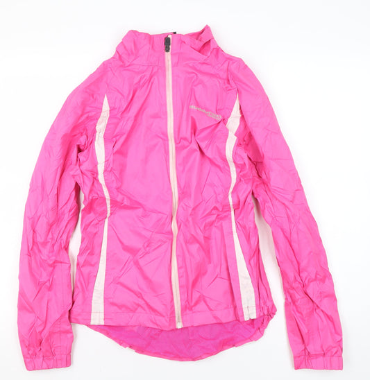 Additional front view of Muddyfox Women's Pink Windbreaker Jacket, size 10