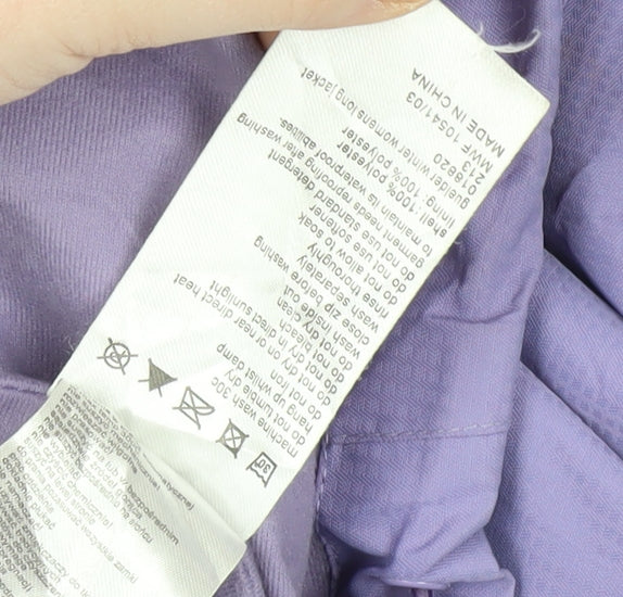 Mountain Warehouse Women's Purple Waterproof Jacket Size 14