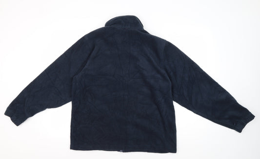 Unisex Adults UK Size M Trespass Blue Basic Jacket