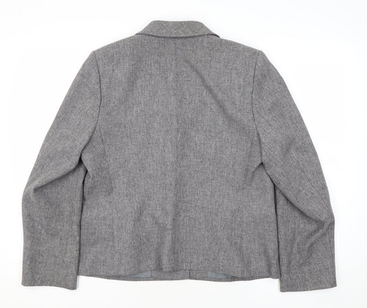 Marks and Spencer Women’s Grey Petite Blazer Size 14