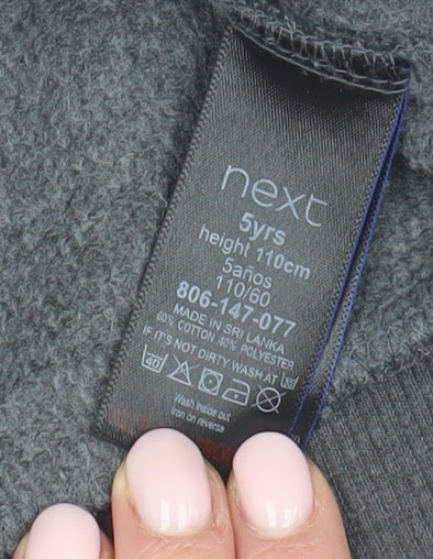 Disney at Next Grey Mickey Mouse Girls Hoodie, Size 5