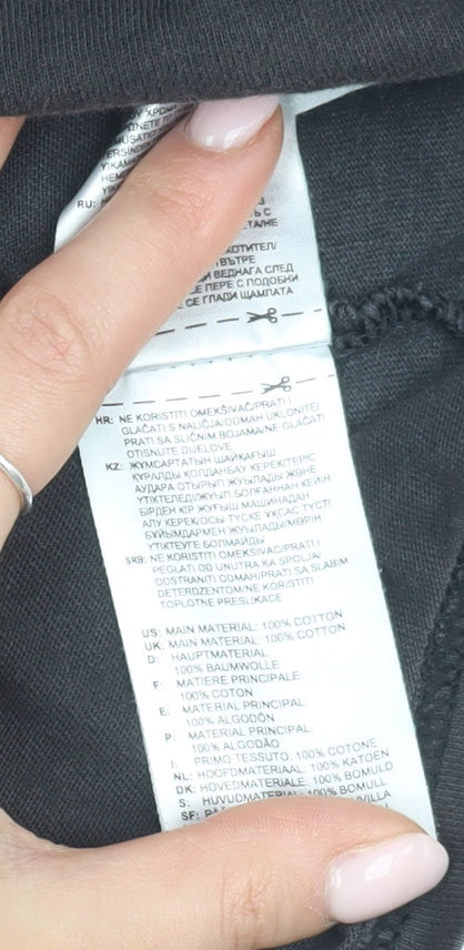 Brand and care label for Adidas Men's Black Sports T-Shirt XL