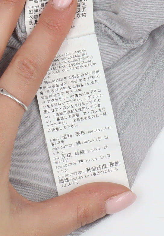 Puma Men's Grey M T-Shirt, Sports Theme with Logo