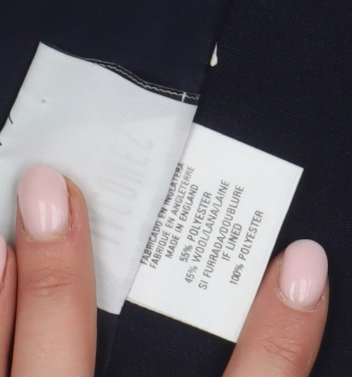 Jacques Vert Women's Navy Jacket, Lined, Size M