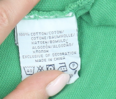 Ralph Lauren Men's Green Polo Shirt, Medium, Collared