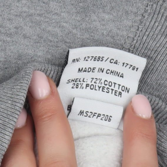 Superdry Men's Grey Pullover Hoodie, Size M