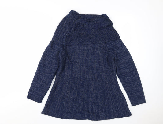 Womens UK Size 14 Marks and Spencer Blue Pullover Jumper